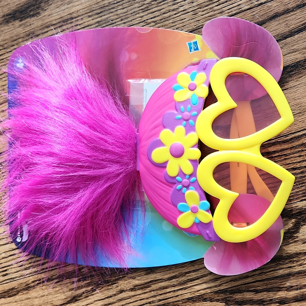 Trolls Novelty Glasses POPPY & TINY DIAMOND - Picture 2 of 5